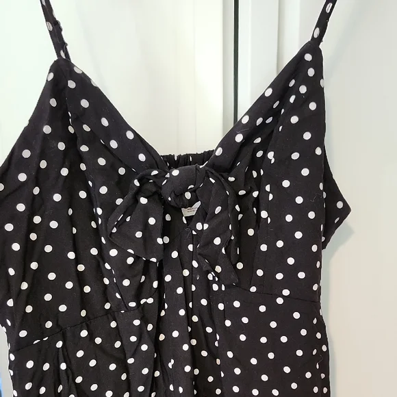 MossimoSupply Co Black/White Polka Dot Dress - Picture 2 of 4